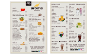 Aroma The Bakers menu 2