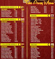 Kilo Biryani menu 1