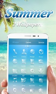 Summer GOLauncher Theme