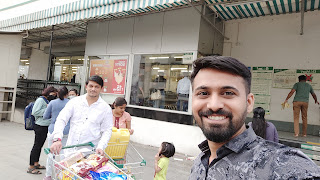 Nikhil Ruparel at DMart, Hingna T Point,  photos