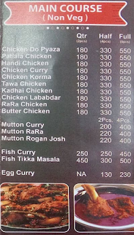 Veer Ji Da Dhaba menu 3