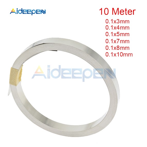 Dải Niken 10M 18650 Pin Li - Ion 0.1X3/4/5/7/8/10Mm Cho Máy Hàn