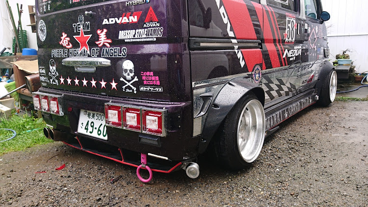 バモスホビオのピックアップ一度でも載ってみたい・フォロー、いいね、コメントよろしくお願いします！・地震大丈夫でしたか？・DIYに関するカスタム事例の投稿画像2枚目