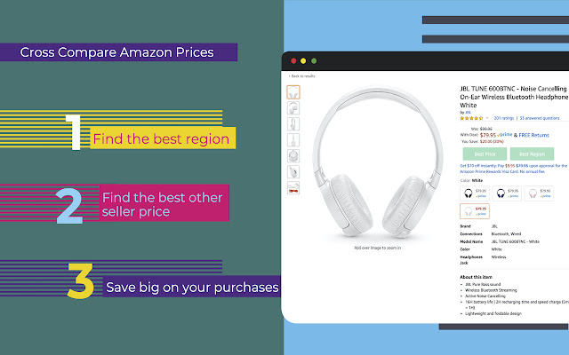 Cross - Compare Amazon Prices chrome extension