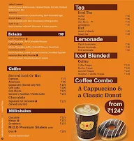 Mad Over Donuts menu 1