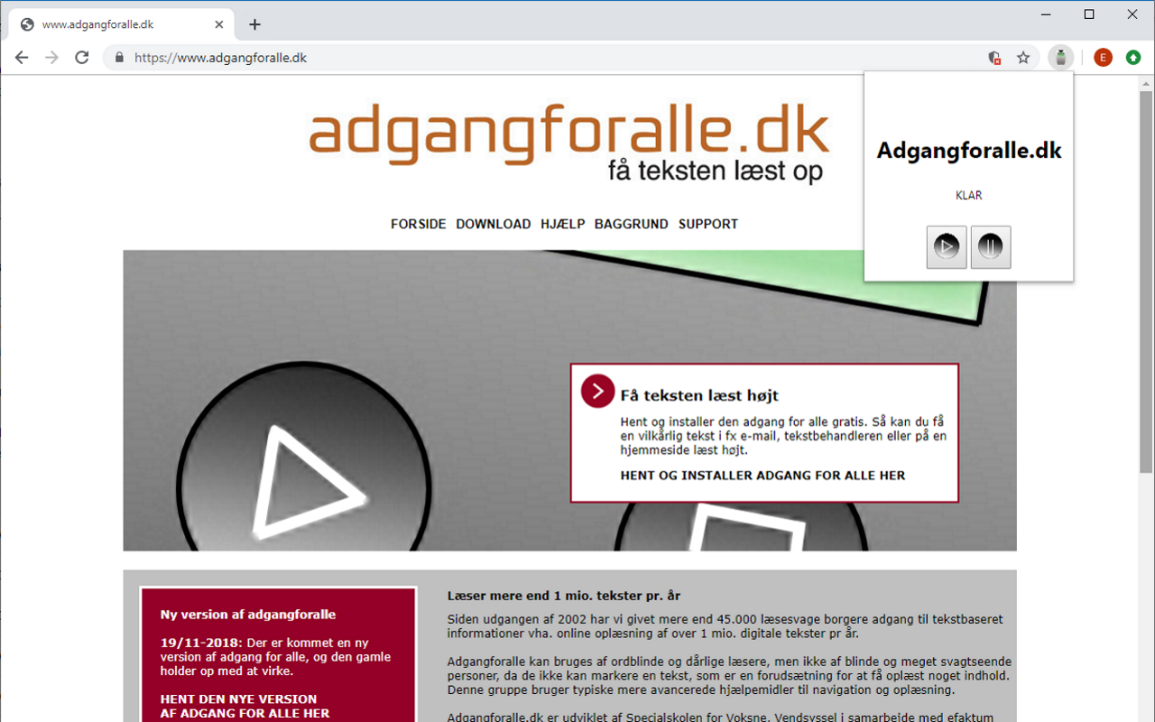 Adgang for alle oplæsning Preview image 0