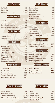 Dostea Cafe menu 2