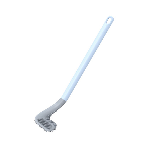 Title 11, Soft Plastic Toilet Brush with No Dead Ends, Da...