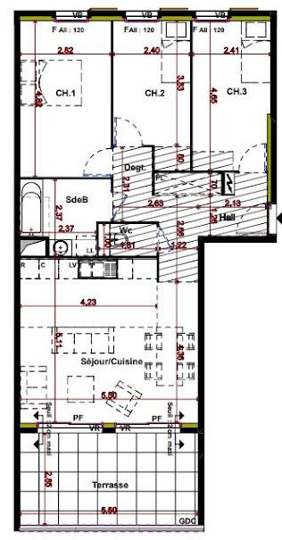 Vente appartement 4 pièces 80 m² à Rousset (13790), 429 000 €