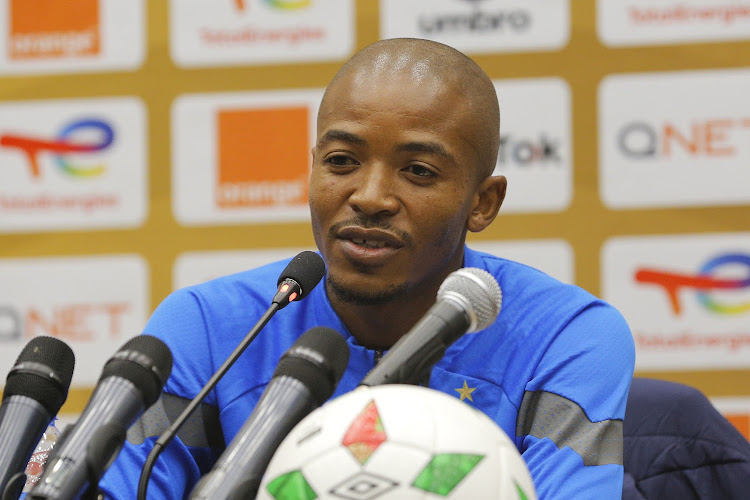 Mamelodi Sundowns utility player Thapelo Morena during the Champions League match against CR Belouizdad at Nelson mandela Stadium in Baraki, Algeria on 21 April 2023.