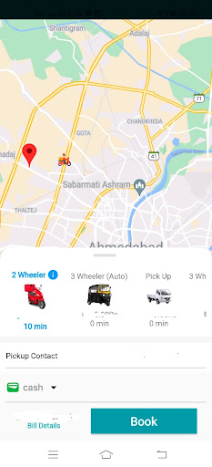 Screenshot Techkart - Goods Delivery App