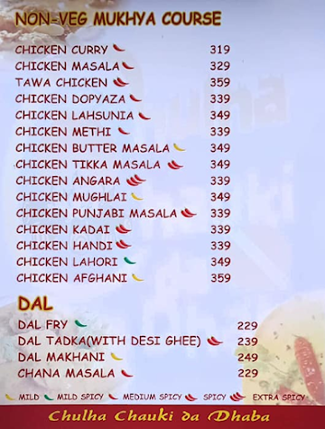 Chulha Chauki Da Dhaba menu 