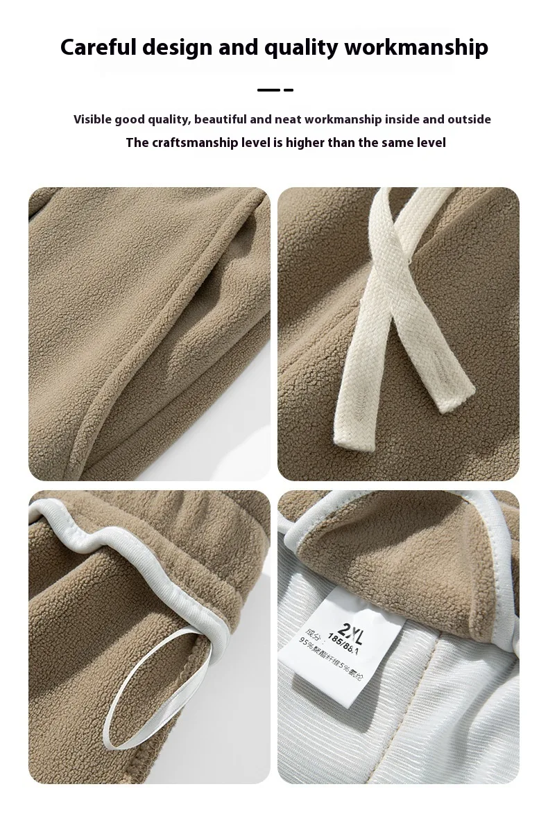 Title 12, Mens Thick Double-Sided Polar Fleece Lined Spo...