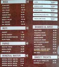 Dosa Cafe menu 5