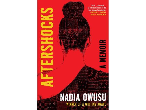 The cover of Aftershocks by Nadia Owusu