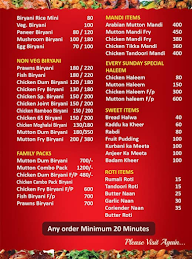 Rumaan Family Restaurant menu 3