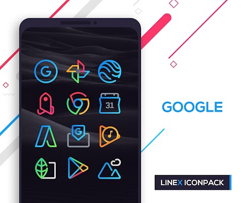 LineX Icon Pack Screenshot Image