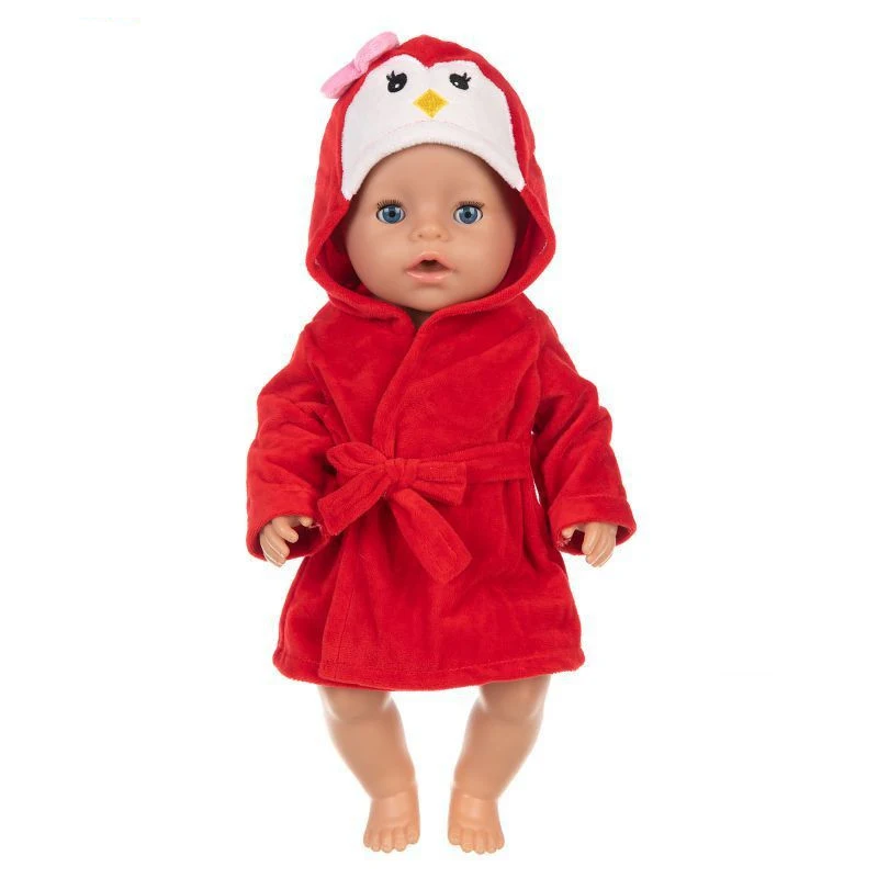 American Girl popjurk nachtjapon 43cm. Zachte en comfortabele nachtkleding, perfect voor de poppen en stimuleert creatief spelen.