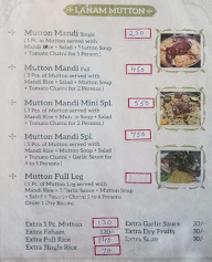 Mataam Al Jazirah Arabian Restaurant menu 2