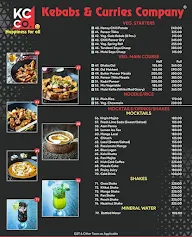 Kebabs & Curries Company menu 1