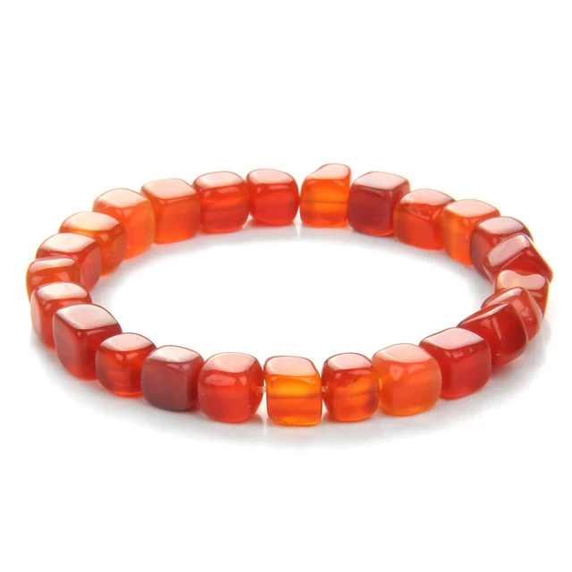 Bracelet en agates et tourmaline avec pierres carrées pour femmes, un bijou élégant pour une protection et un style uniques.