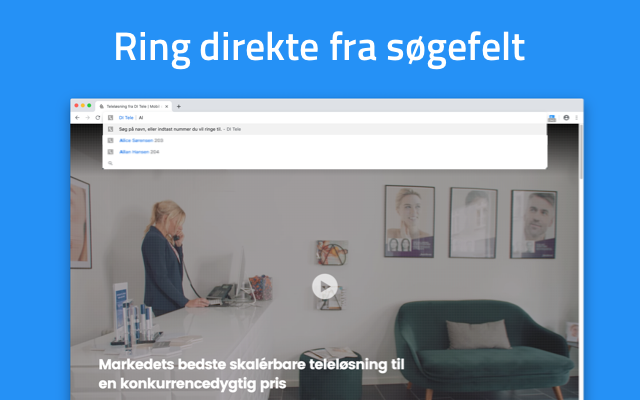 Mit DI Tele Chrome udvidelse Preview image 4