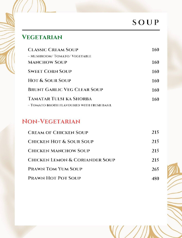 Ram Charan Kalita menu 