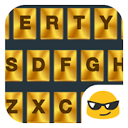 Gold Emoji Keyboard Emoticons  Icon