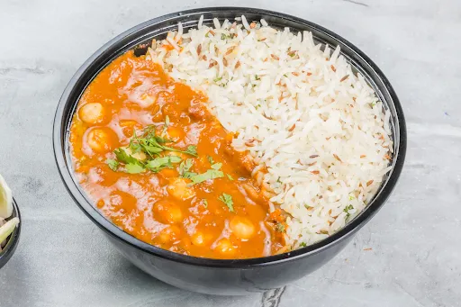 Punjabi Chole Masala Rice Bowl