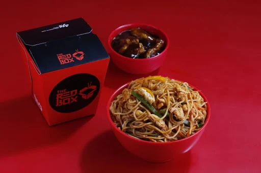 Chicken Schezwan Noodles & Chilli Chicken