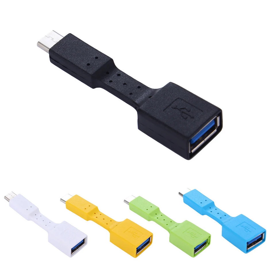 Spuitgiet Type C OTG-adapter USB 2.0 naar Type C. Sluit eenvoudig USB-apparaten aan op je telefoon met deze adapter.