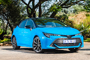 We've nicknamed our new blue Toyota Corolla Hatch 'Stylish Smurf'.