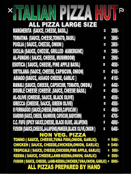 Italian Pizza Hut menu 2