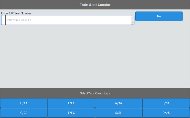 Indian Train Seat Locator chrome extension