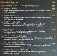 Almadhaq menu 2