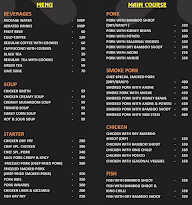 Naga Bamboo Restaurant menu 1