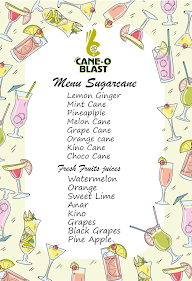 Cane O Blast menu 2