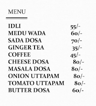 Sivaji Idli menu 1