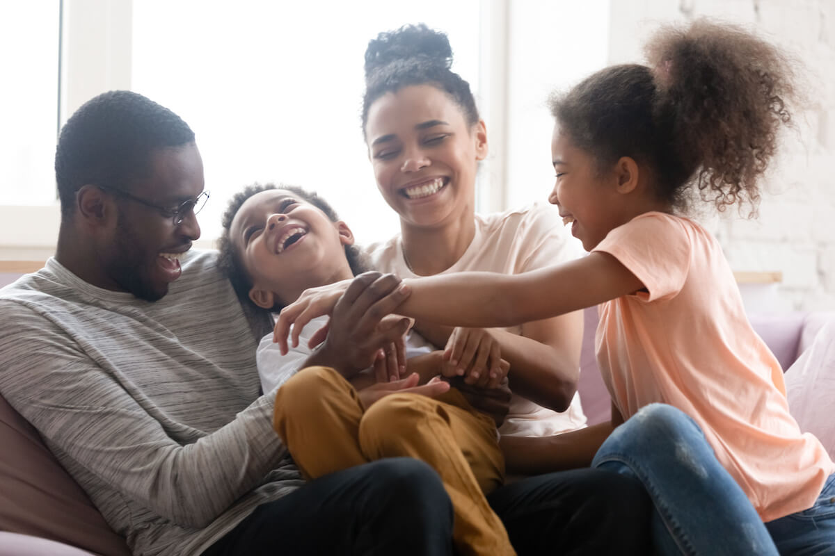 Patient engagement solutions: happy family bonding together