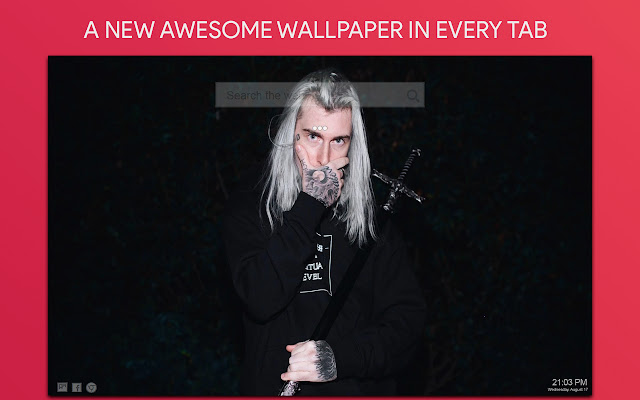 Ghostemane Wallpaper HD Custom New Tab