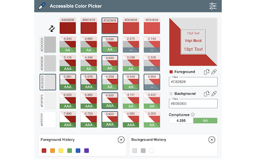 Accessible Color Picker