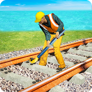 Train Track Construction Free: Train Games 1.05 Icon