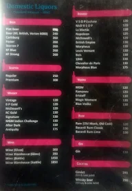 Lava Bar at Metro Grand Hotel menu 2