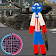 Stickman US Capitaine Rope Hero Gangster icon