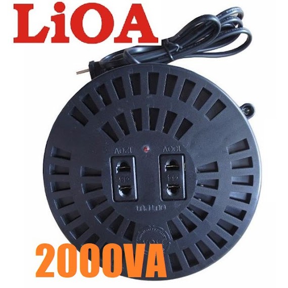 Biến Áp Đổi Nguồn Vào 220V Ra 100V - 120V 2000Va Lioa