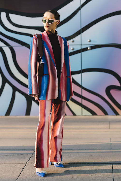 Bold and multi-coloured suiting remains the most effective way to get and retain attention and power.