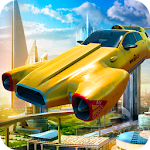 Cover Image of ดาวน์โหลด Flying taxi simulator 3.0 APK