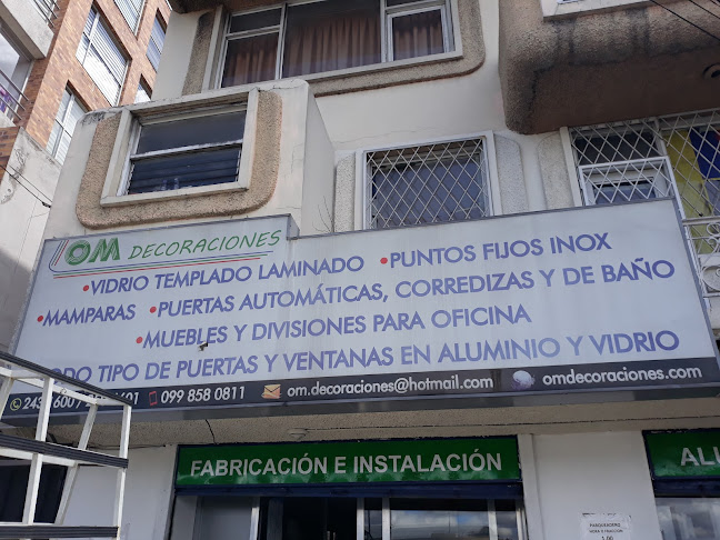 Opiniones de Om Decoraciones en Quito - Tienda de ventanas
