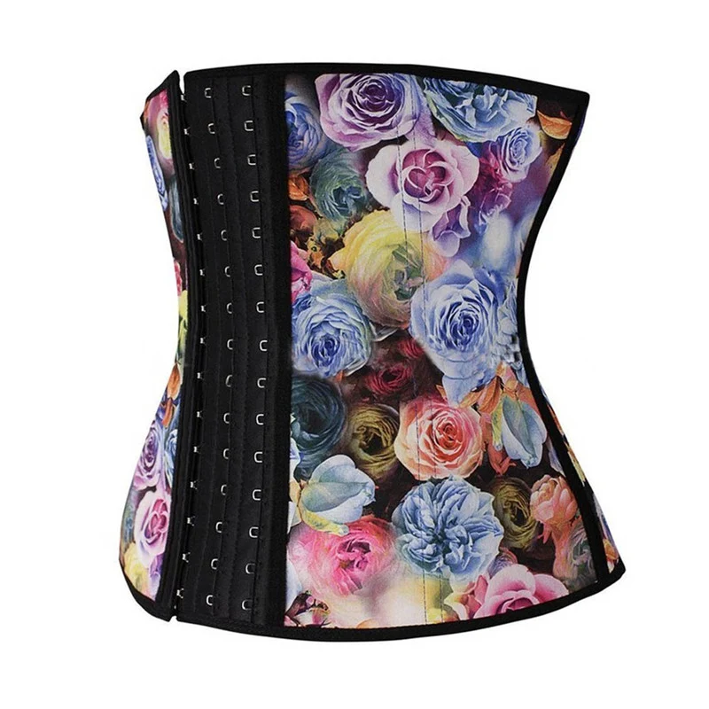 Corset en forme de rose pour une silhouette sublime. Design floral, contrôle du ventre et maintien optimal. Parfait pour les occasions spéciales.