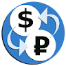 Ruble Rub USD dollar converter icon